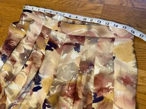 NWOT Floral Wrap top and matching palazo pants in Cream and Mauve thumbnail 8