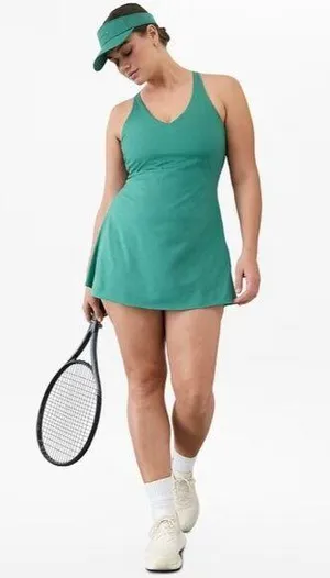 Athleta L Ace Advantage Dress Trillium Green Large thumbnail 1