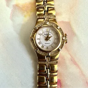 Armitron gold tone rhinestone Watch Gold thumbnail 2