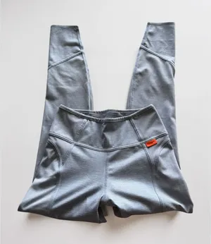 Nike‎ Dri-FIT Womens High Waisted Textured Gray Leggings Athletic Tights Small thumbnail 1