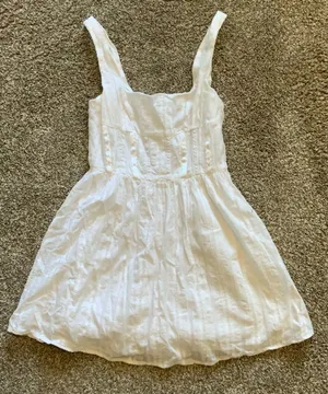 White Mini Dress Princess Polly thumbnail 1