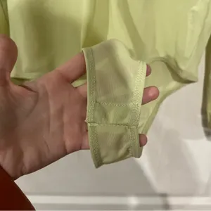 FINAL PRICE NWT Forever 21 Light Green Sheer Bodysuit thumbnail 2