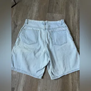 VTG Wrangler Mom Shorts Baggy Shorts Blue Faded Size 14 31 32 thumbnail 6