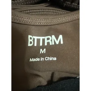 BTTRM Better Me Brown Contour Stitch Bralette Leggings Athletic 2-Piece Set M thumbnail 6