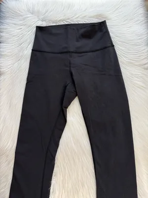 Lululemon Black Wunder Under High Rise Full On Luon 28” Inch Tights thumbnail 4