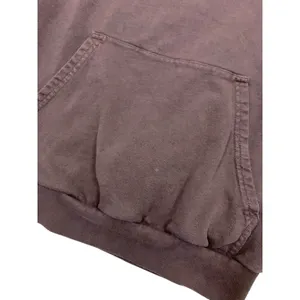 Talentless Brown Fleece Pullover Hoodie Minimalist Streetwear‎ Unisex Medium thumbnail 3