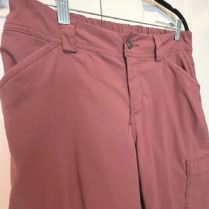 Duluth Trading‎ Womens Dry on the Fly Cargo Hiking Pants Convertible Mauve 6x29 thumbnail 4