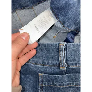 pilcro the skipper jeans 32 tall raw hem‎ Wide Leg Crop Jeans Denim (33x31) thumbnail 6