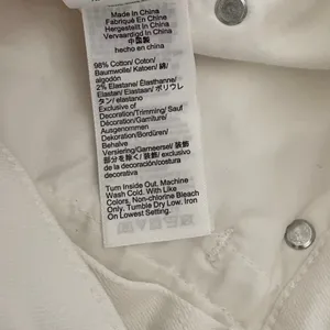 NWT!! J. CREW Lower Rise‎ Full Length Slim Wide Jeans Solid White Retro Size 24 thumbnail 14