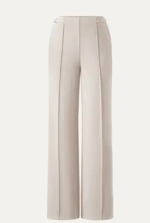 OGL Move Beige Wide Leg Pants Pull On Stretch Trousers Size Small S NWT thumbnail 2