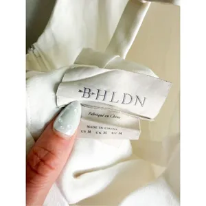 Anthropologie BHLDN High-neck Bow-back Mini Dress Size M thumbnail 10