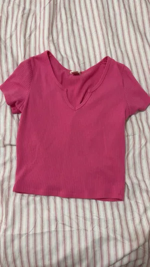 Bozzolo Pink crop top thumbnail 2