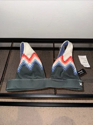 Hurley Playa Adj Banded Surf Bikini Top thumbnail 2