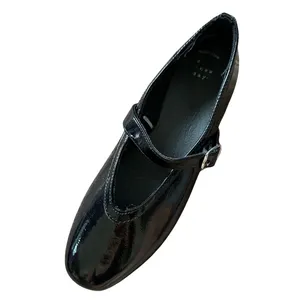 NWT A New Day Black Patent Mary Jane Flats Size 11 thumbnail 4