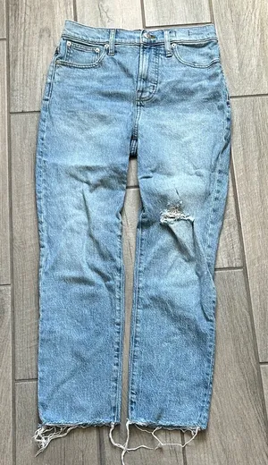 Madewell Light Blue Denim Jeans thumbnail 1
