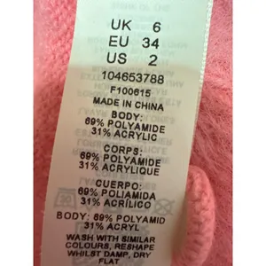 ASOS Pink Fleece Cardigan Short Sleeve T Shirt Shorts Sweater 3 Piece Set Size 2 thumbnail 9
