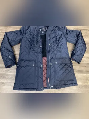 Tommy Hilfiger Women’s Navy Quilted Jacket Sherpa Lined Size S thumbnail 7