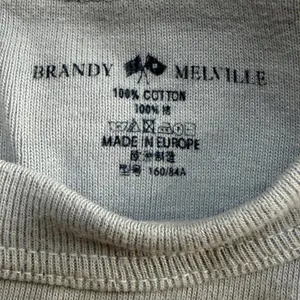 Brandy Melville Newport Beach 1984 Baby Tee Light Blue Cotton Graphic Crop Top thumbnail 3
