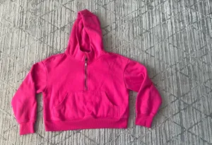 Cropped Hoodie Pink Size M thumbnail 1