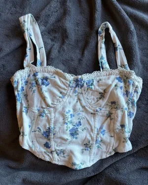 Floral Corset Top Altar'd State thumbnail 1