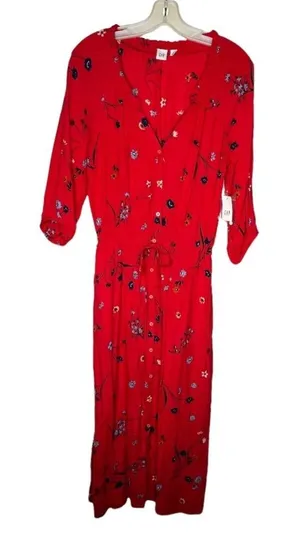 Gap Floral‎ Dress nwt thumbnail 1