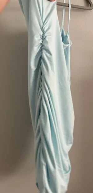Light Blue Mini Dress thumbnail 3