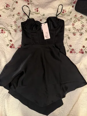 Asymmetrical Corset Dress thumbnail 3