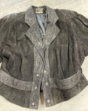 Rare Vintage 80’s Jacket Black Size L thumbnail 3