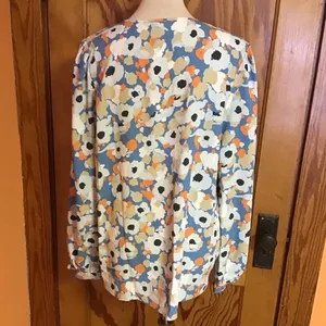 Joie Limited Edition Floral Fields Peasant Top Large NWT thumbnail 11