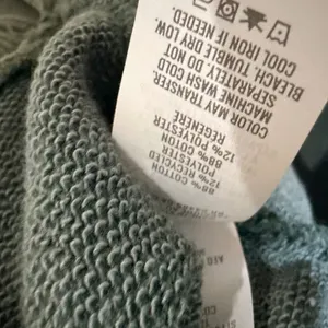 Aerie Women Oversized V-Neck Sweatshirt Olive Green Cotton Blend L thumbnail 8