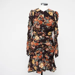 Veronica Beard. Hedera Silk Floral‎ Mini Dress. thumbnail 2