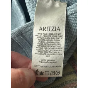 Aritzia Babaton blue sculpt knit bustier tank top medium thumbnail 5