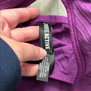 PINK Victoria's Secret Purple Sports Bra thumbnail 2