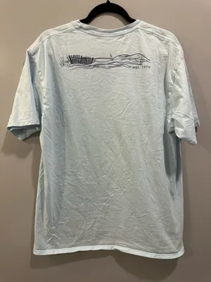 Comfort Colors Blue 84 Amelia Island, FL Short Sleeve Logo Tee thumbnail 2