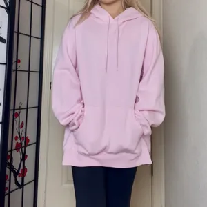 Divided - H&M | Basic Pink Drawstring Pullover Hoodie Jacket Sweatshirt thumbnail 4