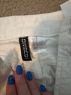 H&M White Jeans High-Waisted thumbnail 4