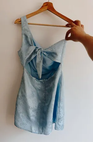Lucy in the Sky Blue Mini Dress thumbnail 7