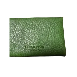 KMM & Company Green Leather Small Envelope Wallet thumbnail 6