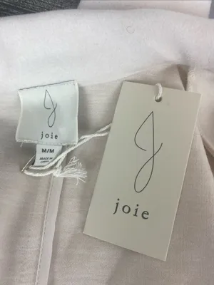 Joie Ivory Open Front Long Sleeve Trench Coat NEW M thumbnail 4