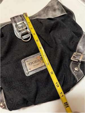 Y2K Guess Black Shoulder Bag Vintage thumbnail 14