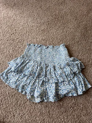Altar’d State Gracelynn Smocked Floral Skirt XS thumbnail 4