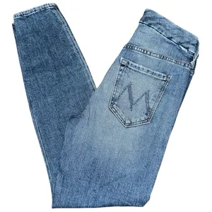 Mother Denim Women’s Size 27 Popism Blue The Looker High Rise Ankle Skinny Jeans thumbnail 5