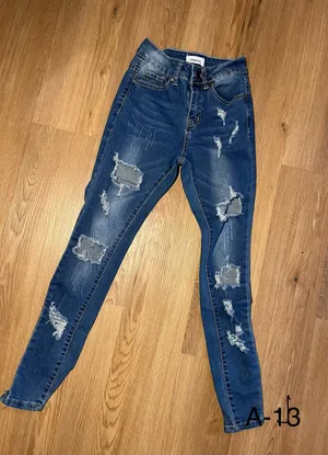 Bamboo Women’s Size 00 Distressed Skinny Jeans High Rise Stretch Denim thumbnail 1