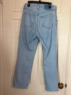 Abercrombie & Fitch Women's Ultra High Rise Ankle Straight Jeans Size 27/4 thumbnail 7