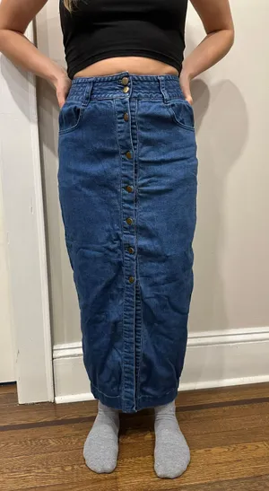 Jealous Tomato Denim Skirt thumbnail 1