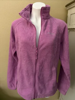 Columbia Lavender-Pink Full-Zip Fleece Jacket thumbnail 1