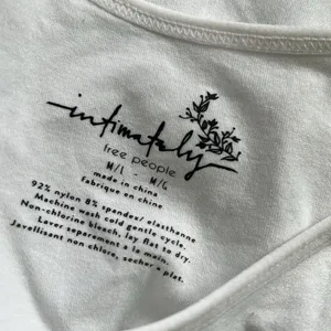 NEW Free People Intimately White Top Size M/L New without Tag thumbnail 7