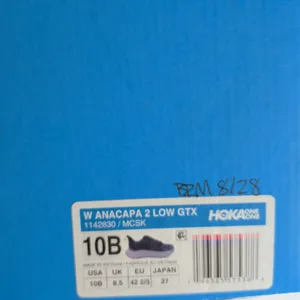 Hoka One One Anacapa 2 Low GTX Women 10B Blue Grey Purple Hiking Shoes 1142830 thumbnail 8