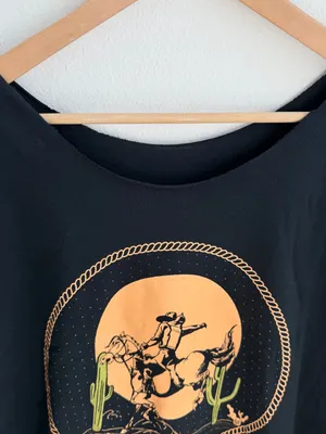 Chris Stapleton Off The Shoulder Tour Tee Black Size XXL thumbnail 3