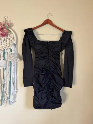 House of CB London Floriana Mini Dress Black Size Small thumbnail 5